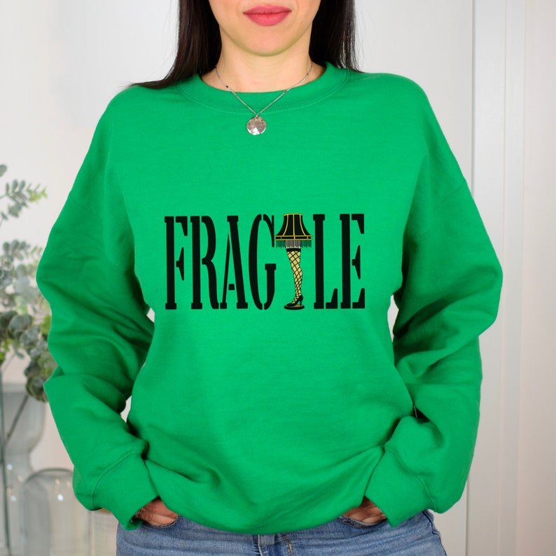 Christmas Story Fragile Funny Sweatshirt, A Major Award, Ugly Christmas