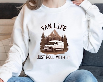 Van Life Sweatshirt: Nomad Adventure Travel Crewneck