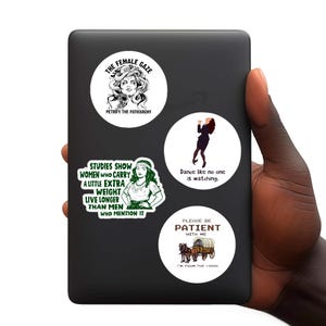 Funny 1900s Sticker Be Patient Decal Vintage Humor Gift Covered Wagon Meme Gen X Nostalgia Millennial Joke Retro Vinyl Sticker image 4