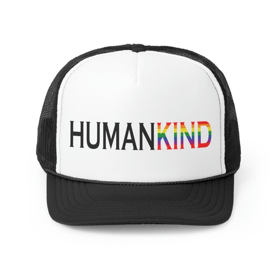 Human Rights Trucker Hat Women Rights are Human Rights - Embroidered Hat Trucker Cap  main image 2