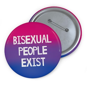 Bisexual Pride Pin Button LGBTQ+ Accessory Pride Month Gear Bisexual Visibility