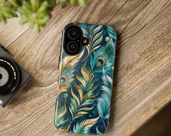Peacock Feather Phone Case: Stylish Protective Cover