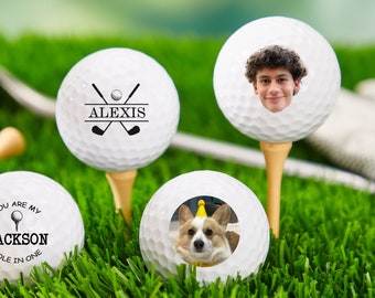 Funny Golf Ball custom golf balls golf gift for golfer fathers day gift for husband grandpa Golf GIft Custom Golf Ball picture golf ball