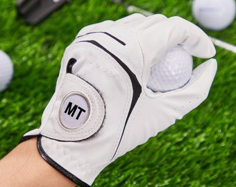 Personalized Initials Golf Glove for Left/right Handed Golfer with monogram Matching Gift Box gift for golfer Great Golf Gift Christmas gift