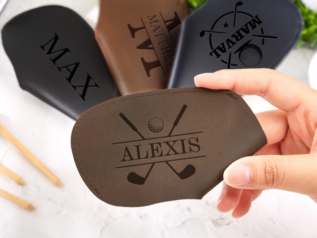 Custom Golf Iron Baggolf Giftgolf Head Coversleather Iron Coverspu