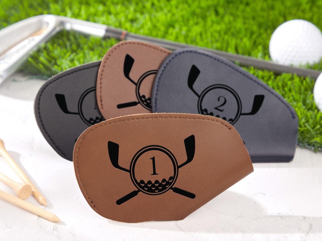 Custom Made Leather Golf Iron Head Coversgolf Club Covergolf