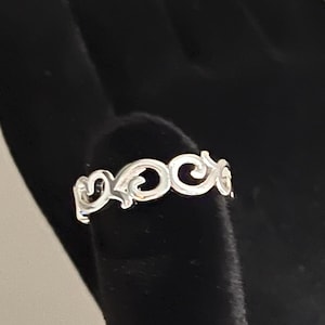 Sterling Silver Adjustable Toe Rings: Twisted Rope, Windmill & Wave Designs