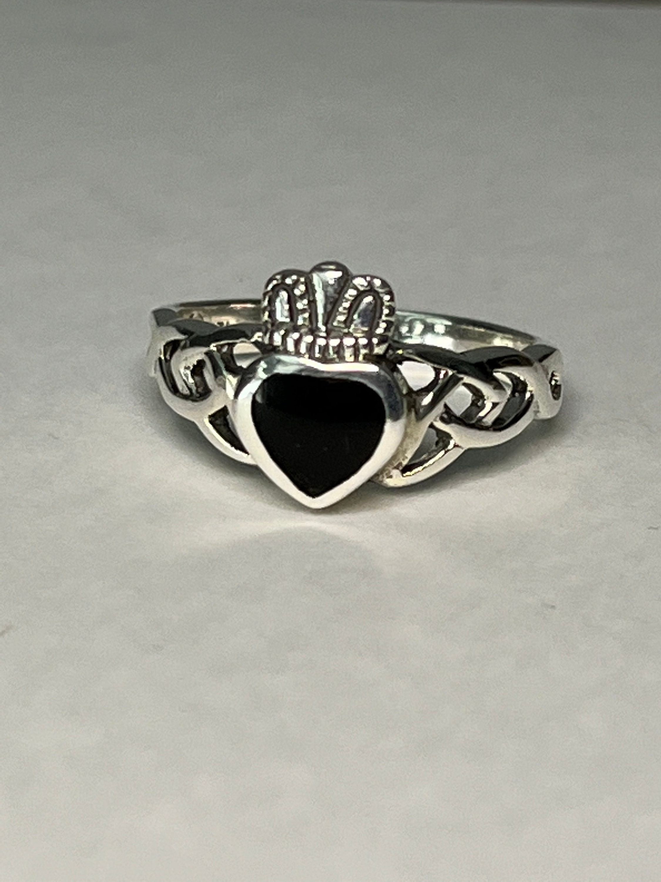 Jude Jewelers Stainless Steel Claddagh Ring - Vintage Celtic Irish Heart Promise Ring, Silver Size 9 - View #2