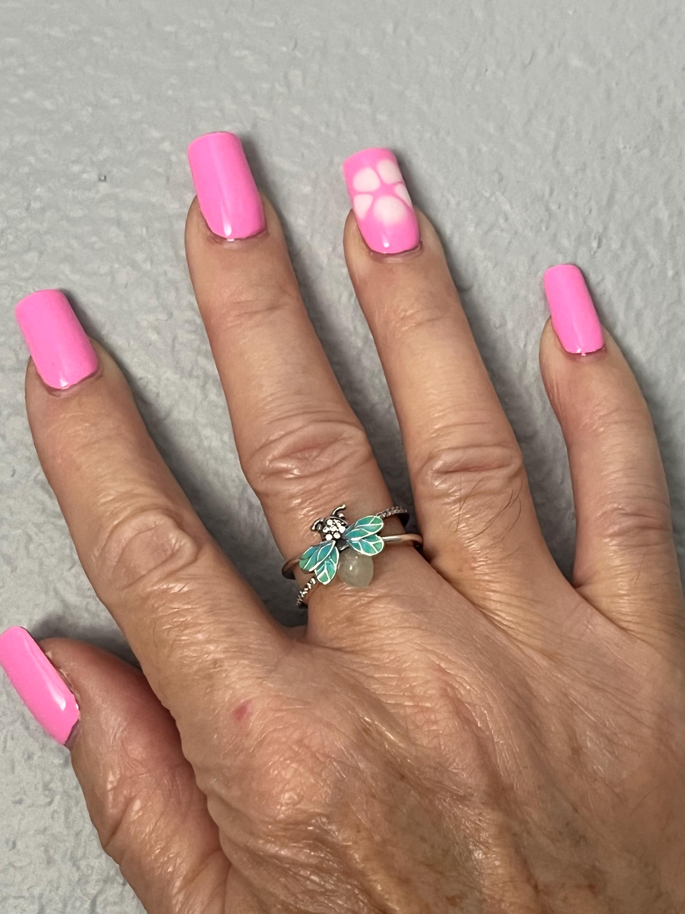 Flowers Rings Firefly Sterling Silver Firefly Ring: Luminous Cubic Zirconia Jewelry - Etsy