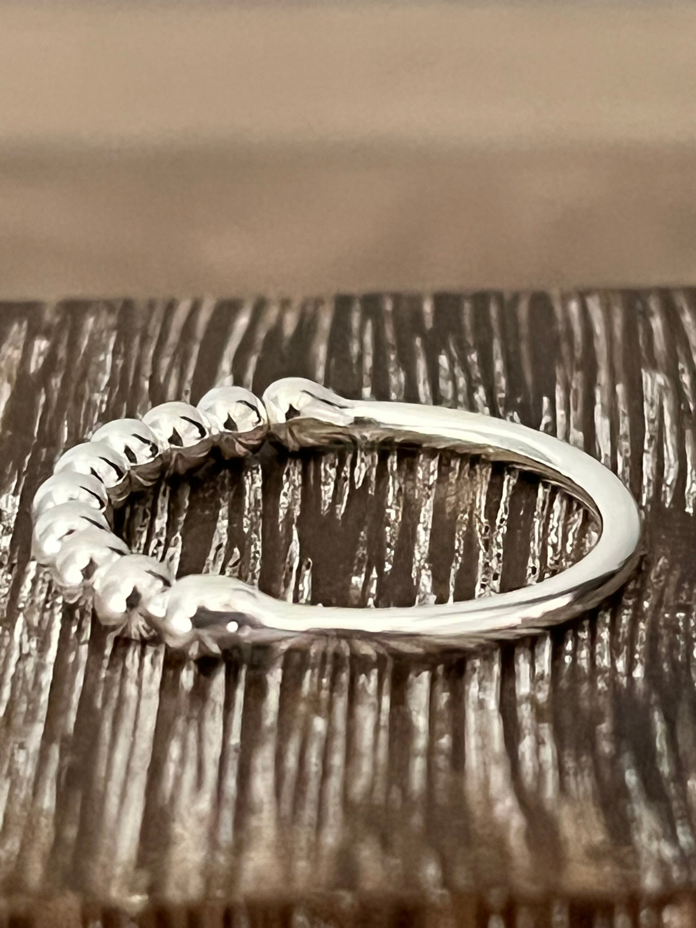 Sterling Silver Solid 925 Bead Ring, Small 2.5 Mm Ball Beads Silver ...
