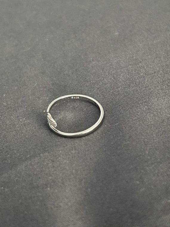 Sterling Silver Hug Ring: Adjustable Embrace Gest… - image 10