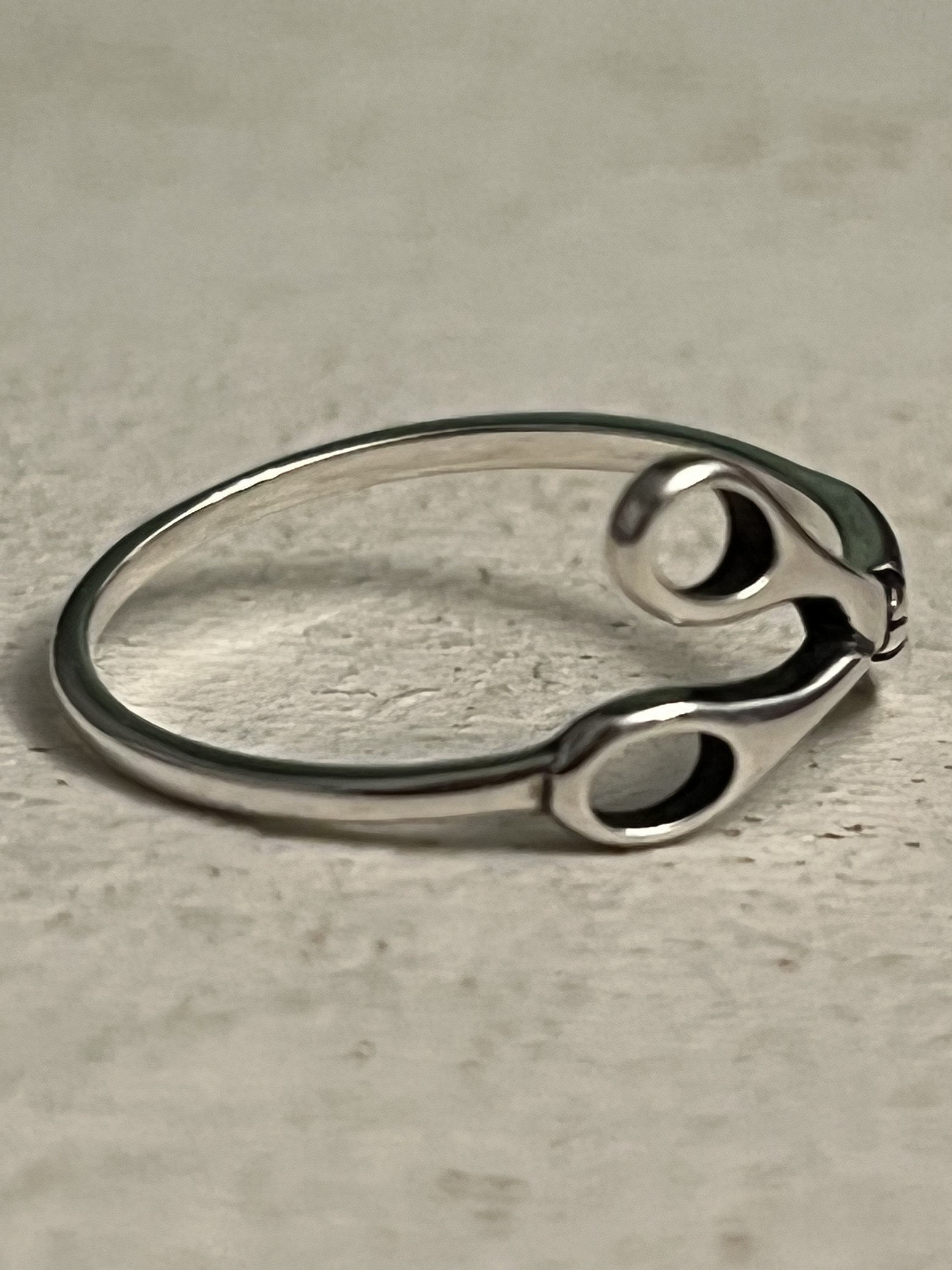 925 Sterling Silver Scissors Ring, Silver Scissors Ring, Gift for