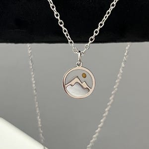 Colar elegante de aço inoxidável Faith Moving Mountain com semente de mostarda, joias vintage com semente de mostarda, perfeito para trajes casuais, presentear