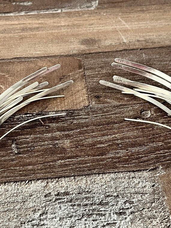 950 Sterling Silver Omega Choker: Minimalist Laye… - image 5