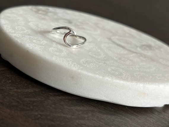 Sterling Silver Breaking Wave Toe Ring: Adjustabl… - image 5