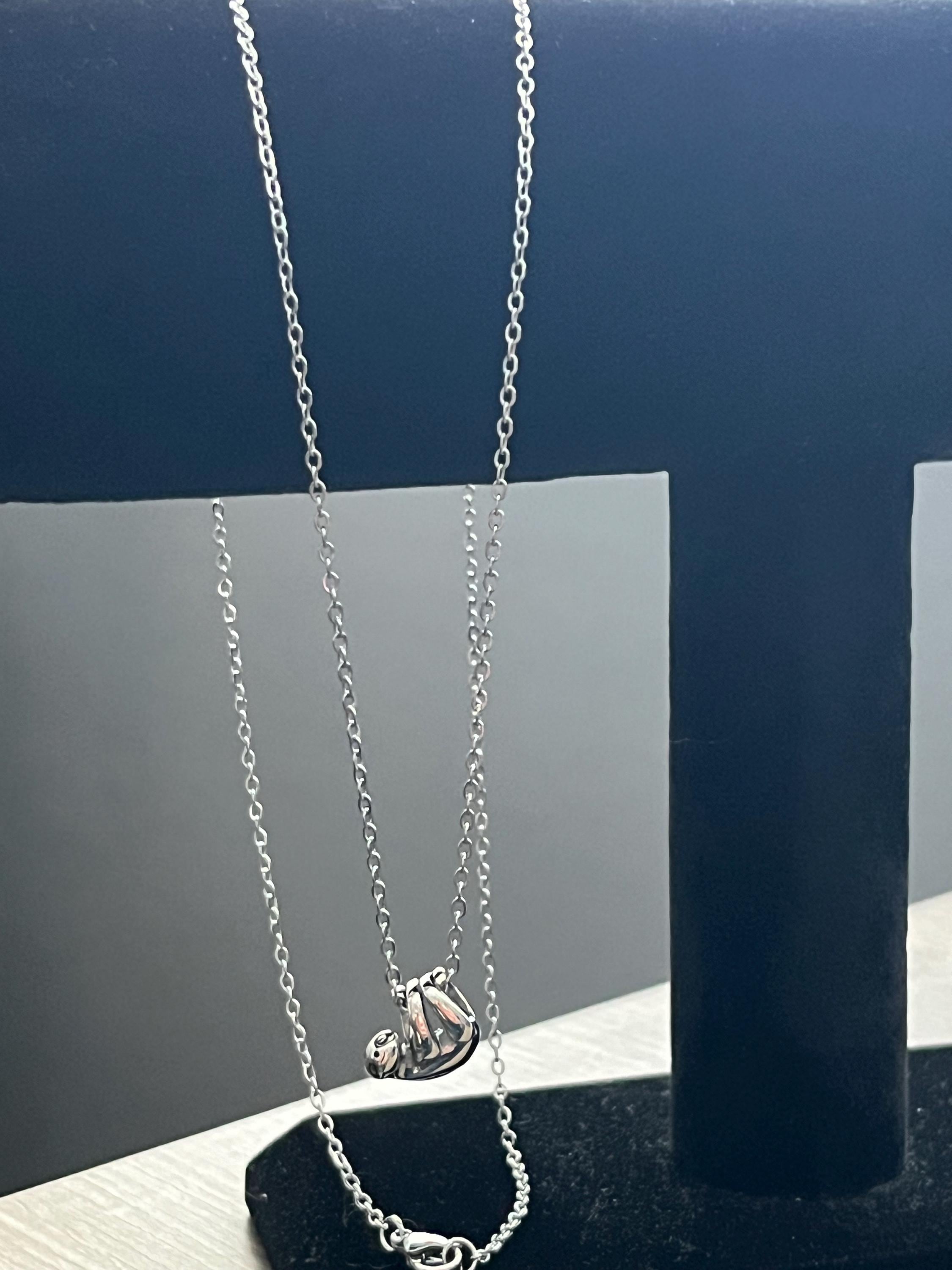 Collana Con Bradipo In Argento 925 – Gioiello Simpatico E Significativo Per Donne - 4