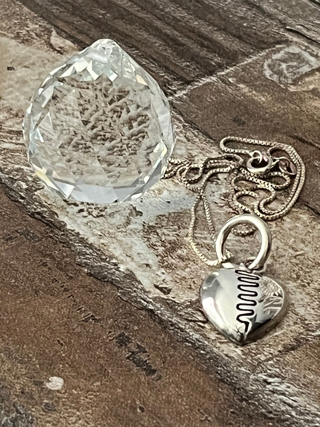Meadowlark Broken Heart Charm Necklaces - Sterling Silver main image 1