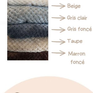 Personalized cat blanket • Personalized pet throw • Cat accessory • Pet accessory image 3