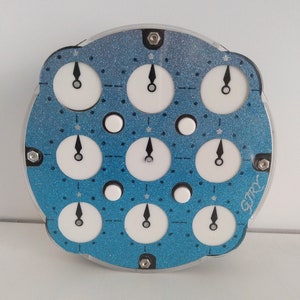 Sparkly GJRY Inserts | Rubik&#39;s Clock Cover | Qiyi Clock Inserts