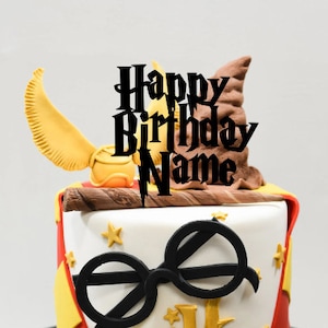 Personalized Harry Potter Cake Topper / Harry Potter Birthday Cake Topper –  Tracy Digital Design