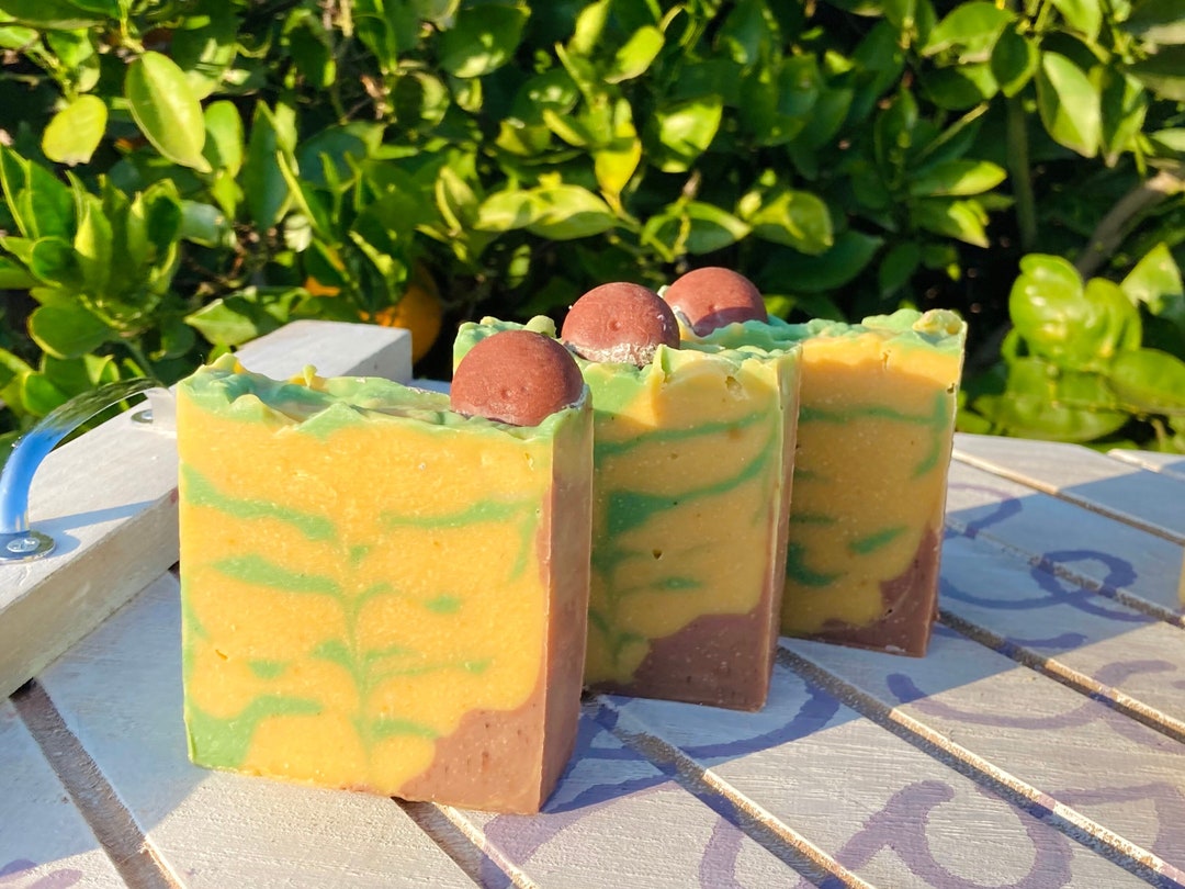 Avocado Cold Process Soap Bar/avocado Oil Homemade Soap