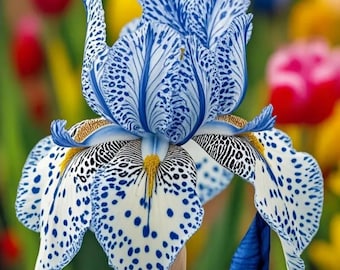 50 Stardust Snow Iris Seeds Flower Plant (much less money than bulbs) - FRESH SEEDS - Limited Supply - Order Soon - Thank You
