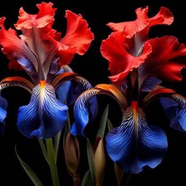 50 Iris Perennial Seeds Flower Plant (much less money than bulbs) - FRESH SEEDS - Limited Supply - Order Soon - Thank You