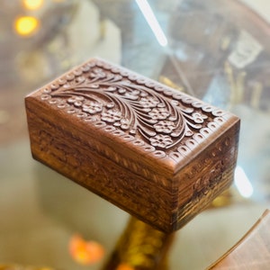 Secret Lock Jewelry box Medium size. Jewelry Travel Case Jewelry box | Wedding Gifts | Wooden Box