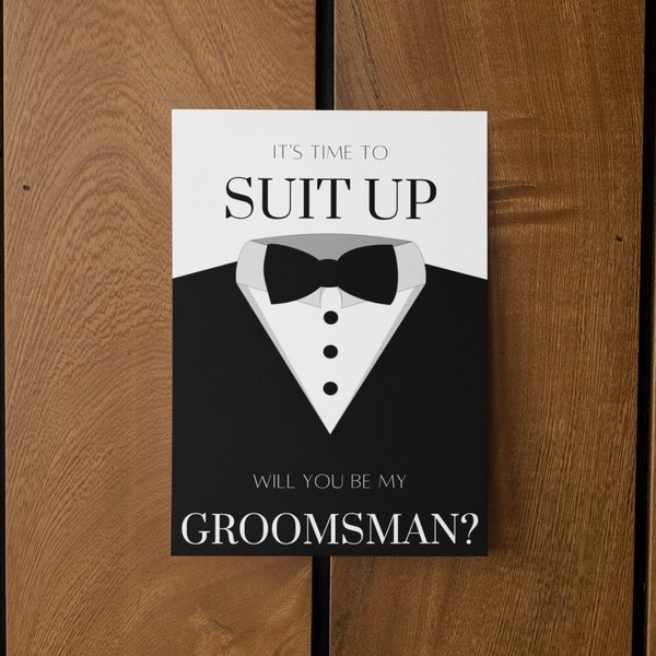 Groomsmen Proposal Printable - Etsy