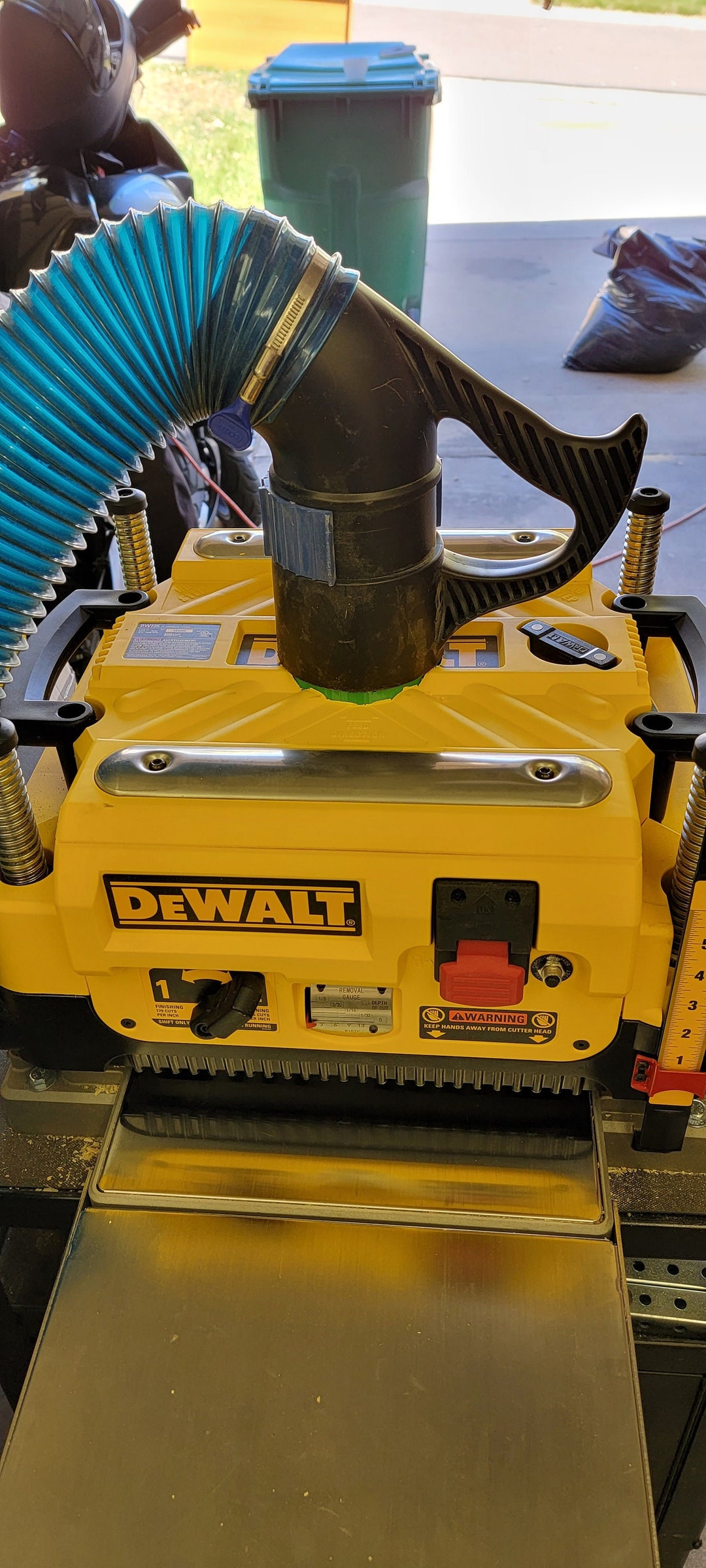 DW735 Dewalt Aftermarket Dust Funnel Upgrade for Vacuum Dust Etsy