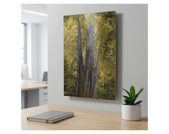 Faces in the Tree - Metal Panel