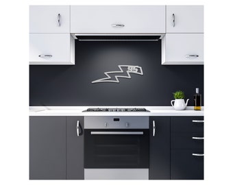 Lightning Wall Art | Metal | Racing