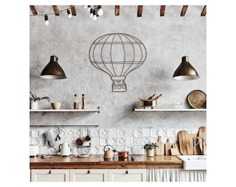 Hot Air Balloon | Metal Wall Art