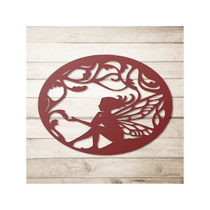 Garden Fairy Metal Wall Art