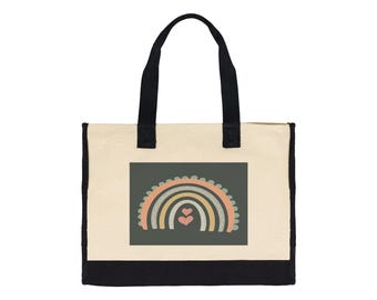 Boho Rainbow - Cotton Tote Bag
