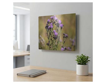 Purple Thistle - Metal Panel