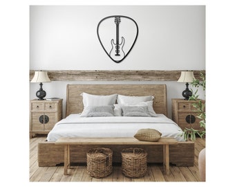 Guitar in Guitar Pick | Wall Art