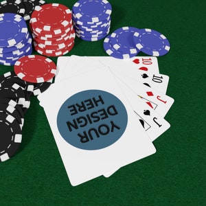 Cartes de poker personnalisées - Jeu de cartes - Jeu de cartes personnalisé - Cartes à jouer standards - Cadeau de fête - Cadeaux pour hommes - Cadeau pour garçons d'honneur