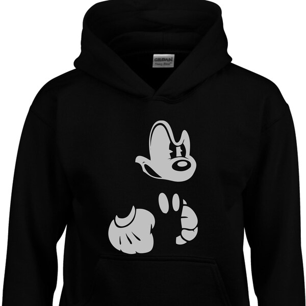 Angry mickey mouse hoodie Clearance