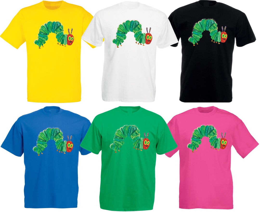 Caterpillar Tshirt, World Book Day Shirt, Very Hungry Caterpillar Tee