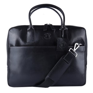 Porte-documents en cuir fait main personnalisé pour ordinateur portable, besace en cuir, sac en cuir MacBook pour homme, sac à bandoulière, sac d'ordinateur portable, cadeau de Noël