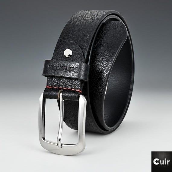 Engraved Leather Belt for Him Personalised Mens Belt Custom Cowhide Black Gift Belt Box Ready UK Handmade Belt for Men Birthday Present