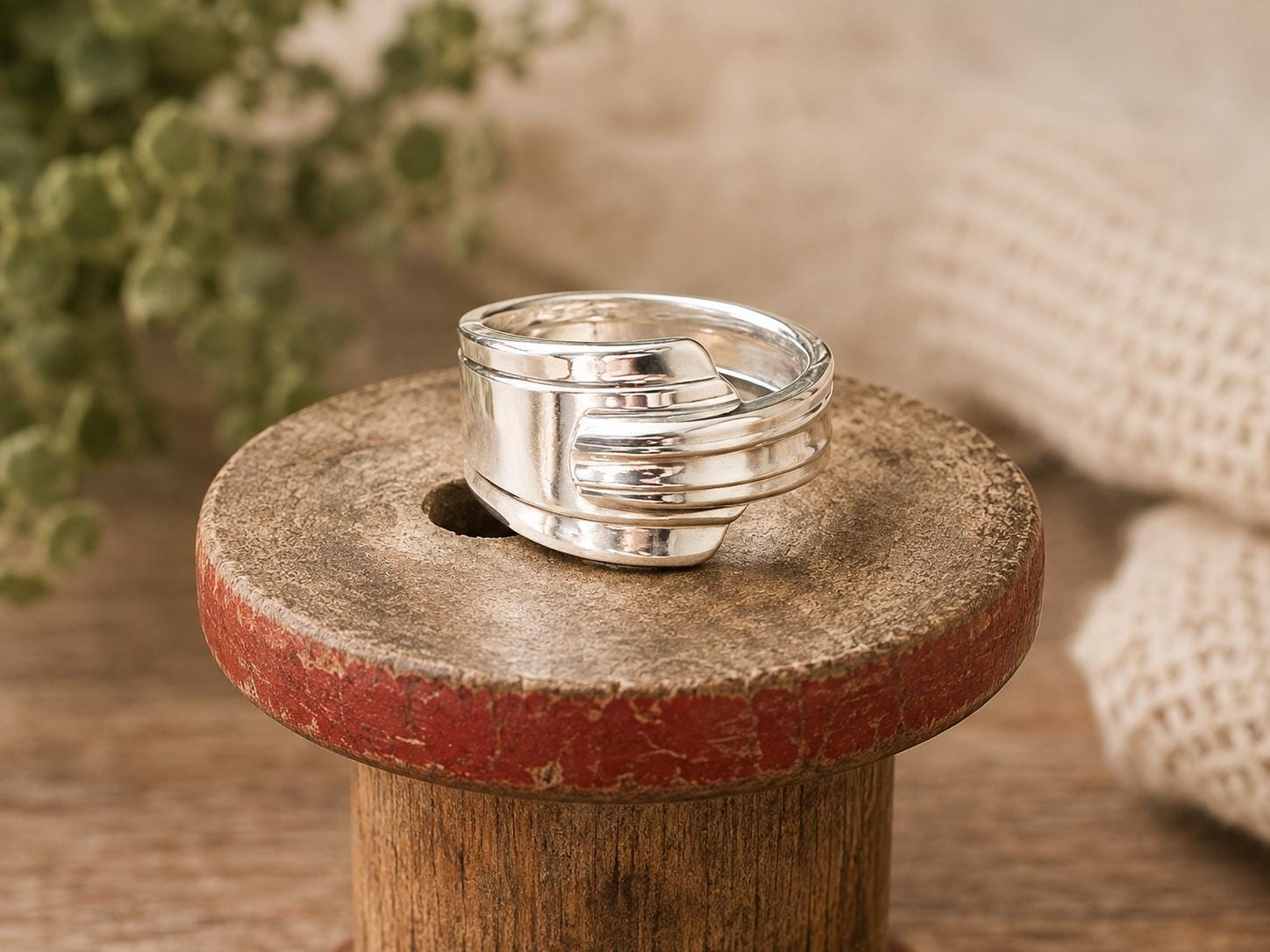 Overlapping Ring - Etsy
