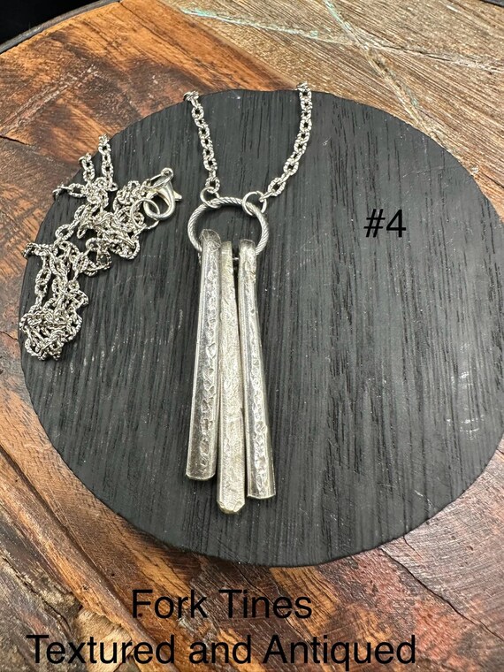 Vintage Silverware Spoon Pendant, Necklace, Mothe… - image 5