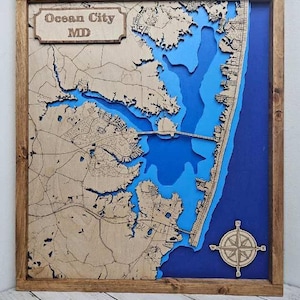 Ocean City Maryland Map