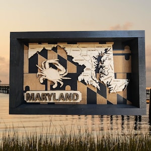 3D Maryland County Map!