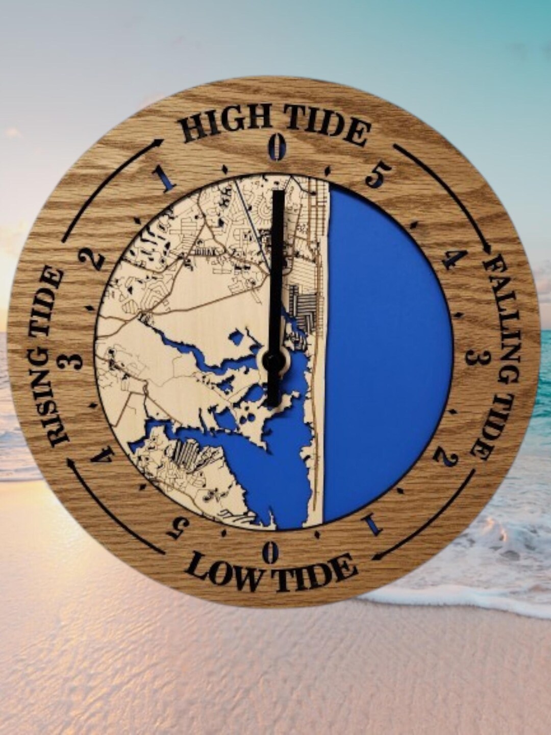 Bethany/south Beach Tide Clock Version! Etsy