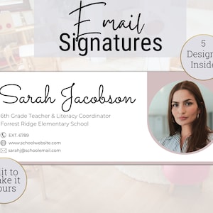 E-mailhandtekening, e-mailhandtekening docent, e-mailsjabloon, e-mailadres docent, handtekening docent, kennismaken met de docent, terug naar school, bewerkbaar