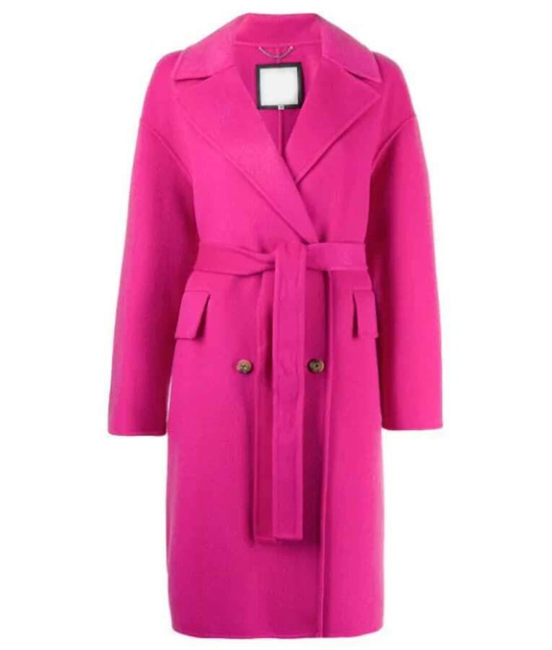 Women's Handmade Emily in Paris Pink Wool Trench Coat Etsy