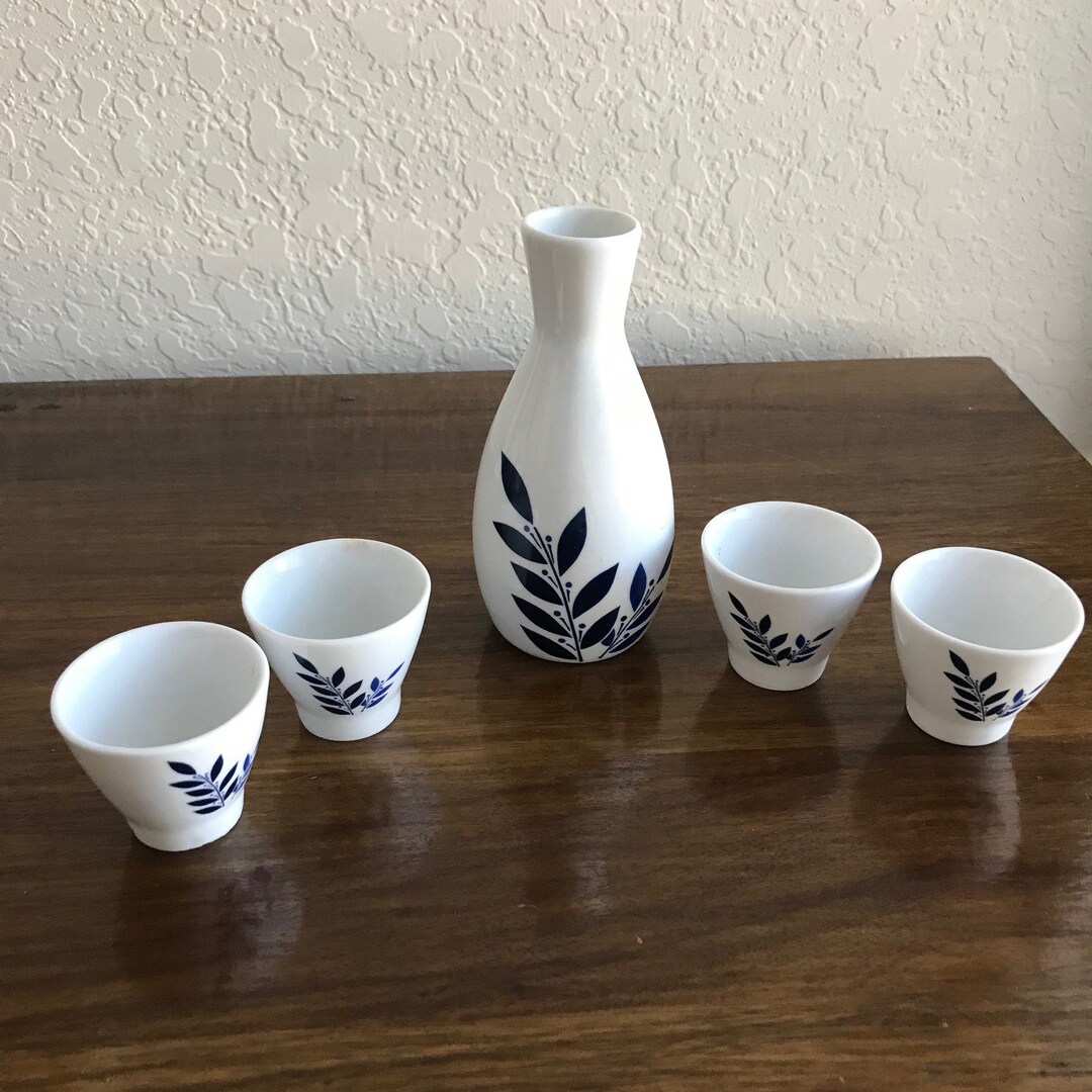 Five Piece Gekkeikan Sake Set Etsy
